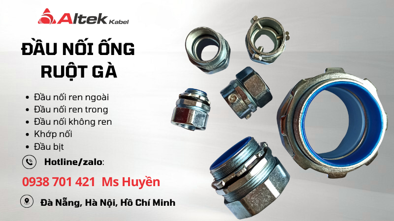 Đầu Nối Ống Ruột Gà